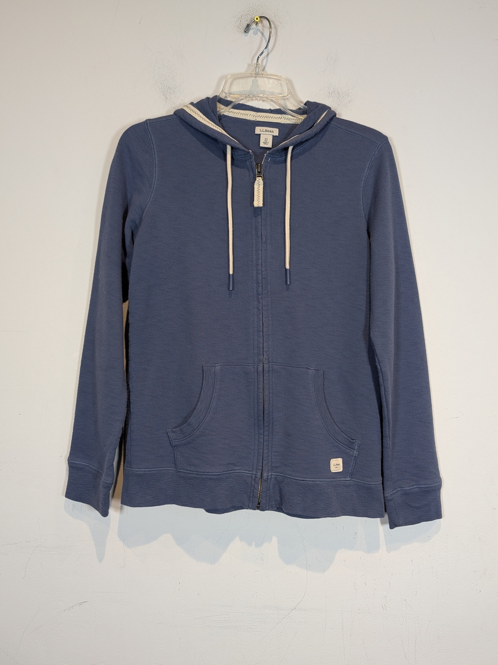 Blue Zip-Up Hoodie, Size XS